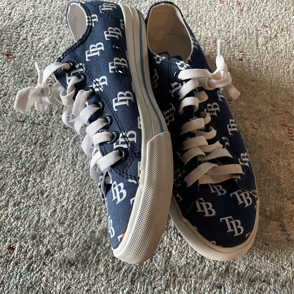 Tampa Bay Rays game day athletic shoes, Row One